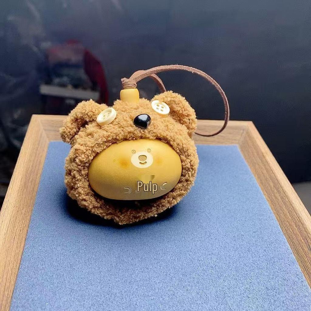 Cute Bear Headband & Gourd Charm: Versatile Bag/Pendant Car Accessory & Decompression Toy