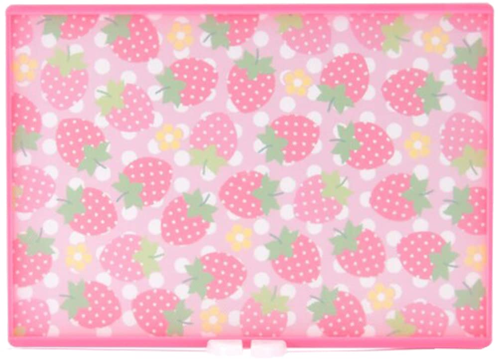 

Yaxell Cutting Board for Children 263 x 186 x 4mm Made in Japan Antibacterial Dishwasher Safe Reversible Cutting Board for Children Strawberry and