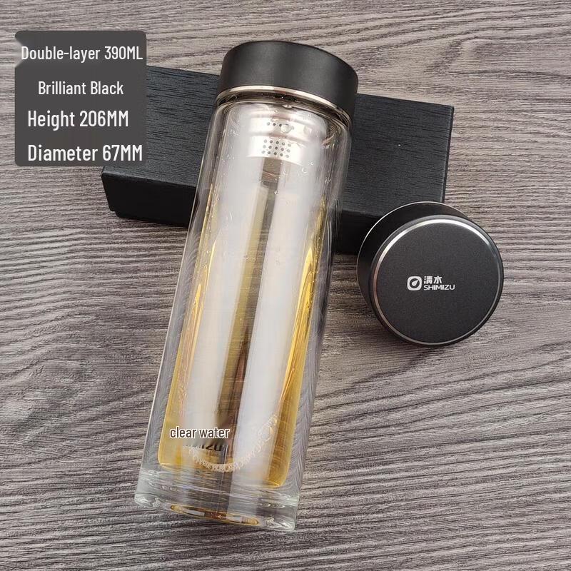 Heat-Resistant Double-Layer Borosilicate Glass Teacup