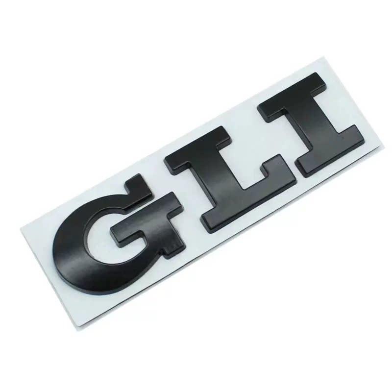 Suitable for GLI Car Logo POLO Golf 5 6 7th Generation Modified Metal Body Side Label Rear Tail Label Car Sticker