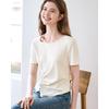 Betu Women's Beaded Hollow Short Sleeve T-shirt