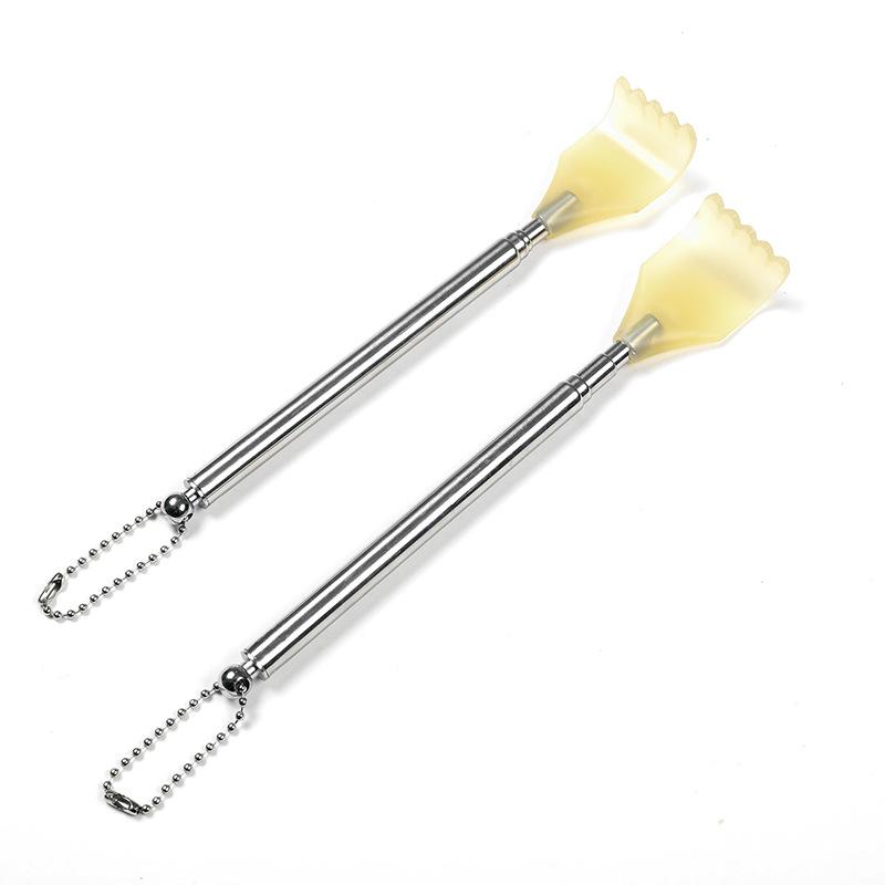 Stainless Steel Telescopic Back Scratcher That Doesn't Need To Be Tickled By Others Four-section Telescopic Scratcher