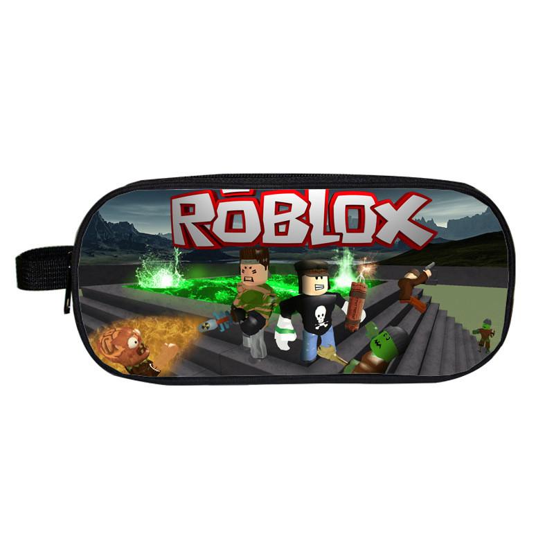 Roblox Cartoon Pencil Case For Boys And Girls With Durable Material**