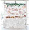 Tea With the Bride to Be Banner, Bridal Shower Decorations, Engagement Wedding Decorations, Let's Partea Bachelorette Party Supplies Rose Gold &