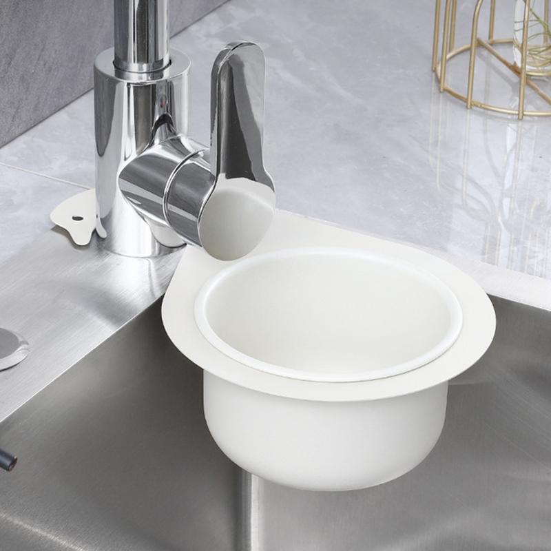 Filterkorb für die Küchenspüle aus Edelstahl mit Schwanenmotiv, spezieller Filterkorb für die Küchenspüle, zum Aufhängen, Abtropfgestell, Küchenbedarf