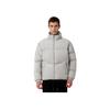 Fila Solid Color Stand Collar Warm Bread Cotton Jacket Unisex Jackets FS2JKE4801X-LGY
