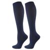 Stretchy Compression Socks Solid Color Leg Support Knee Sock Fashion Pain Relief  Women Men