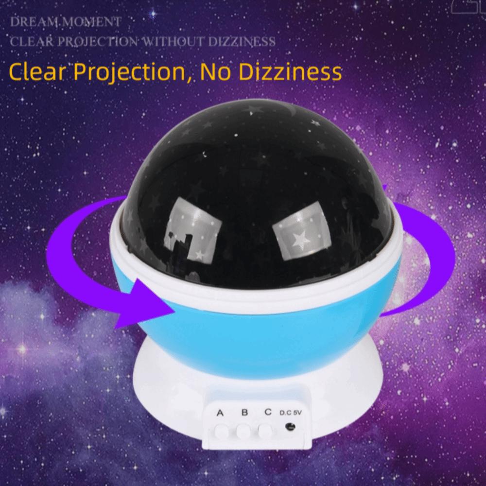 Colorful Star Projector Light Mini Atmosphere Lamp Portable Galaxy LED Projector Car