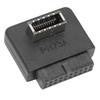 USB Front Panel Adapter 90 degrees  ABS Wide Applicability USB3.0 20pin to TYPE E Header Adapter for Mainboard