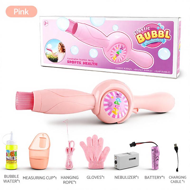 Children s Handheld Electric Bubble Gun - Automatic Smoke Bubble Blower & Educational Toy