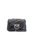 Pinko LOVE PUFF MINI CL Women’s Top-Handle Bag 100% Sheep Leather Black