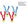 4Pcs Diving Toys Cartoon Safe Attractive Novelty Versatile Parent-child Interaction Multicolor Sea Weed Throwing Diving Toys Summer Toys