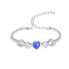 Damer Elegant Krystall Kjærlighet Hjerte Armbånd