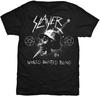 Slayer Dagger Skull Band Logo T Shirt