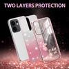 KADEM For Oppo Reno13 F 5G/4G Case Flower TPU Flexible Gradient Phone Cover
