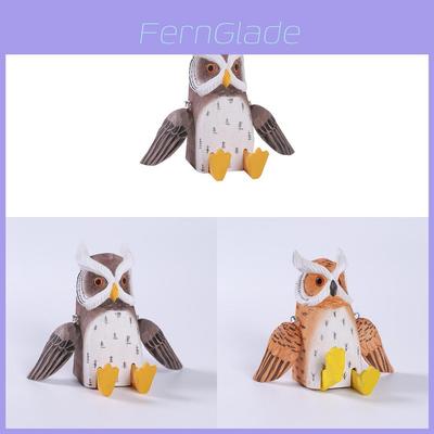 Owl Carving Handcrafted Wooden Decor Gift For Home Office And Collectors Enthusiasts