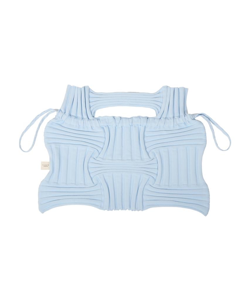 Pleatsmama Big Bow Bag Light Blue