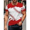 Pánské Módní 3D Tištěné Pánské Tričko Kulatý Výstřih Krátký Rukáv Trendy Street Wear