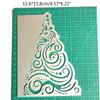 Christmas Tree Embossing Die Cuts Christmas Theme Cutting Dies for Christmas Card Making Scrapbooking DIY Album Craft