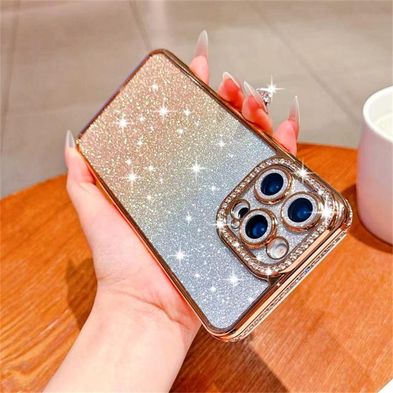 

Блестящий чехол с блестками для iPhone 16 15 Pro Max 14 Plus 13 12 Чехол Samsung Galaxy S25 Edge S23 Ultra S24 FE A56 A36 A26 A16 A55 A35 A25 A15 A54 A34 A14 iPhone 16 ProMax золотой