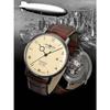 Zeppelin Lz129 Hindenburg Men's Analog Automatic Watch with Genuine Leather Case, Model 8062-5