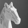 Horse Head Statue Decors Animal Sculptures Horse Figurines Ornament for Home Office Table Decors Collectibles Gift