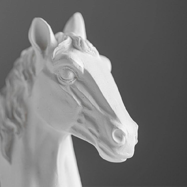 Horse Head Statue Decors Animal Sculptures Horse Figurines Ornament for Home Office Table Decors Collectibles Gift