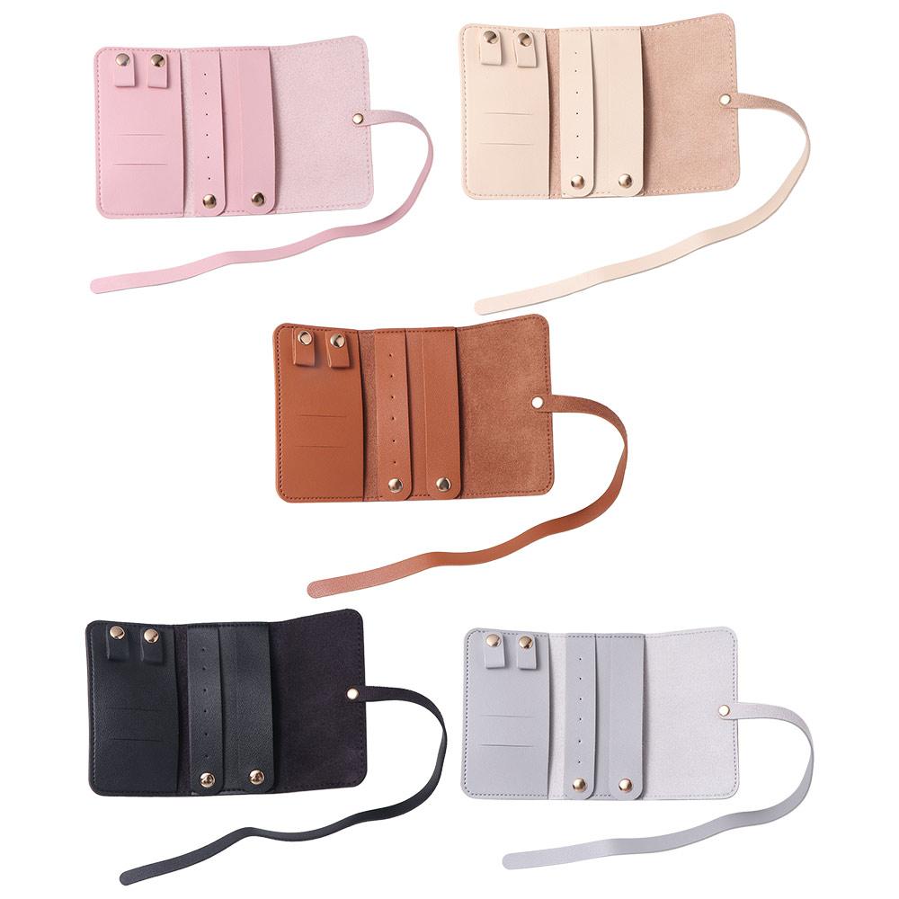 Portable Packing Pouches for Necklaces Foldable Jewellery Roll  for Earrings Bracelet