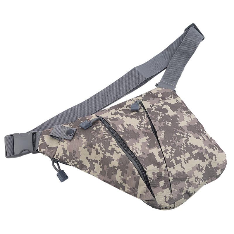 Men's Multi-Functional Tactical Storage Shoulder Bag Large Capacity Anti-Theft Chest Bag Messenger Waist Bag