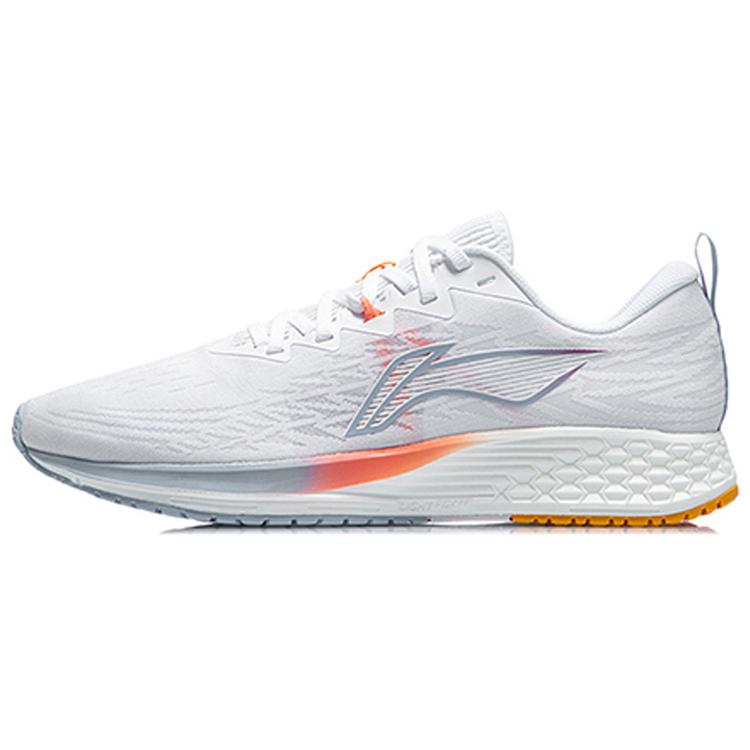 New LiNing Red Hare 4 Cushioning Anti Slip Wear Resistant Breathability Low Top Light Foam Running Shoes Men's Aurora Blue ARMR003-7