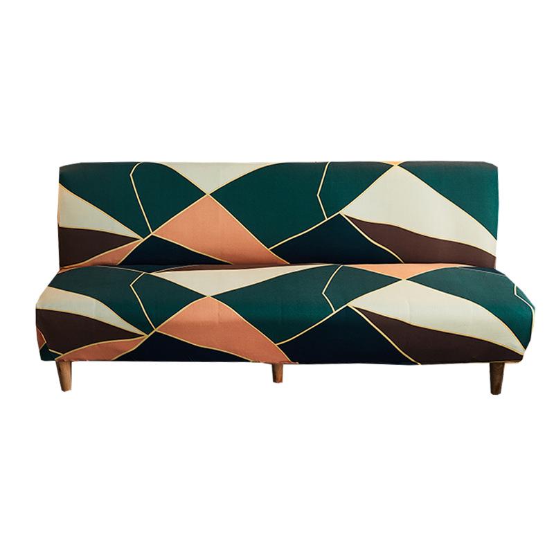Elastic Dustproof Foldable Armless Sofa Bed Cover