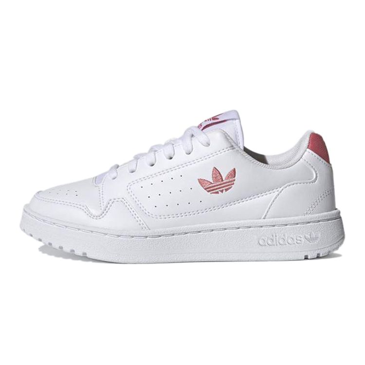 Adidas Originals Ny 90 Shock Absorbing Durable Low Top Kids Skate Shoes Kids Skate Shoes White FX6473