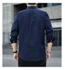 Men's Slim-Fit Long-Sleeve Oxford Shirt - Spring/Autumn Casual & Breathable