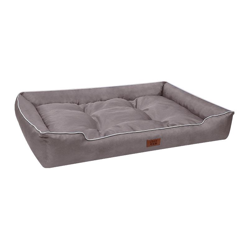 Luxury Removable Waterproof Cat Nest Soft High Rebound Scratch Resistant Wear-resistant All Seasons Square Dog Bed Hundezubehör