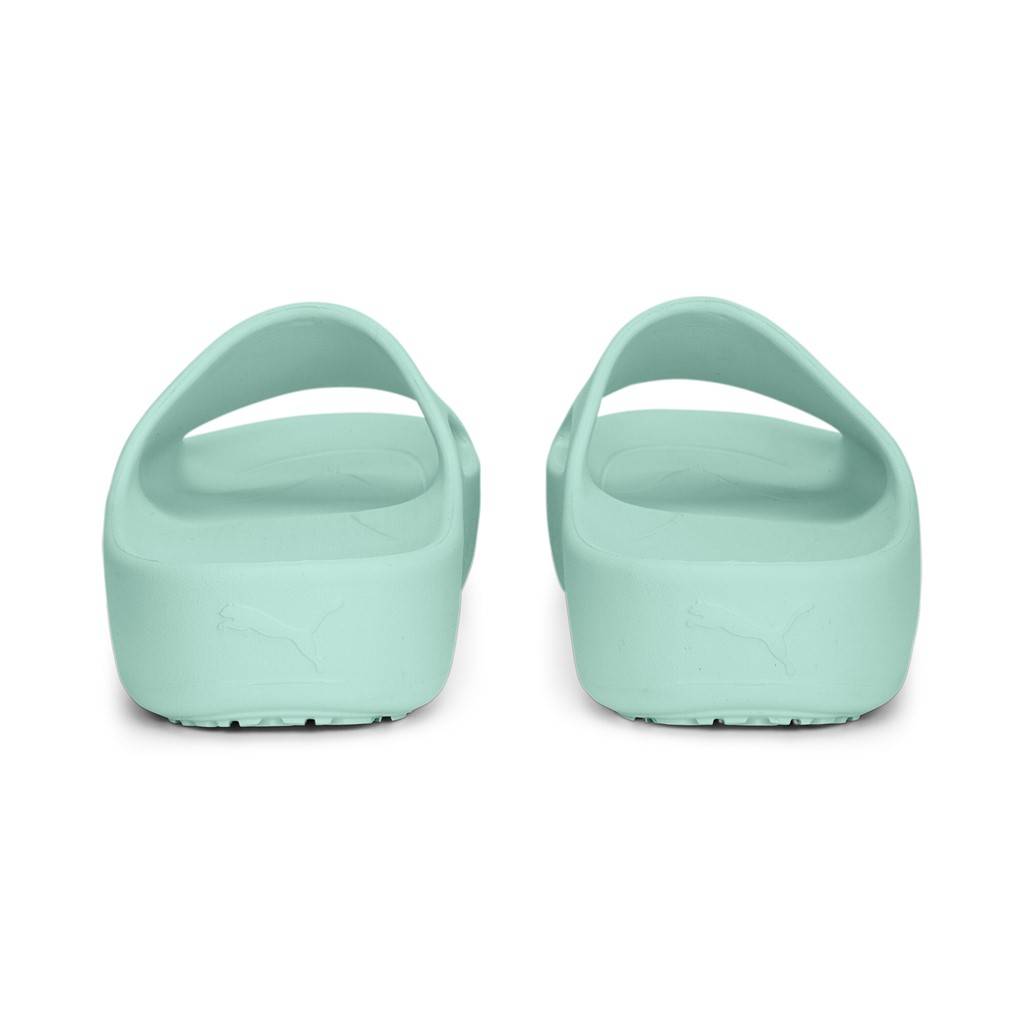 Women's Puma Shibusa Pool Slides Beach Sandals for Summer Green (389082-04)