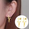 Stainless Steel Earrings Gothic Ear Studs Fashion Stud Earrings  Girl