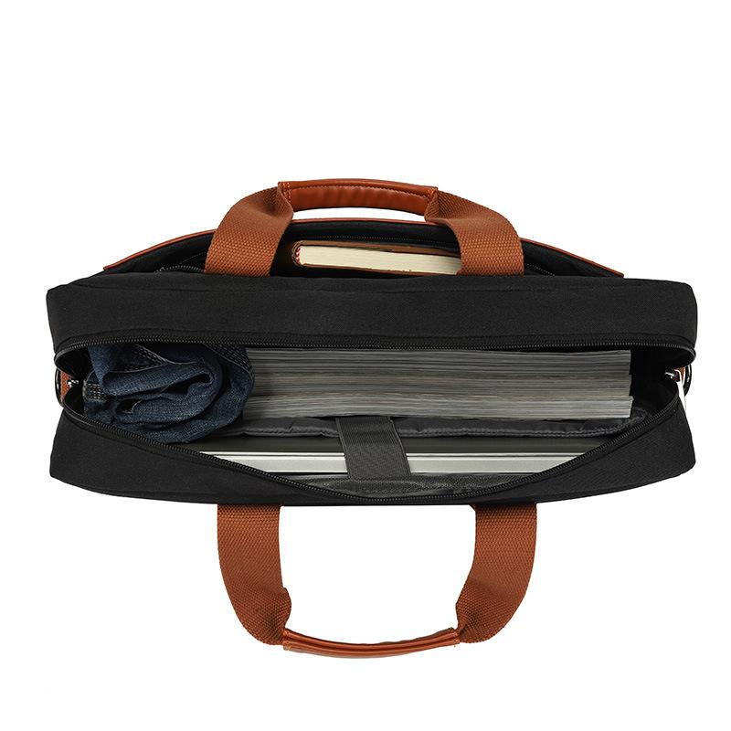 Oxford Cloth Messenger Bag Casual Crossbody Bag for Men and Women Out Carrying Briefcase