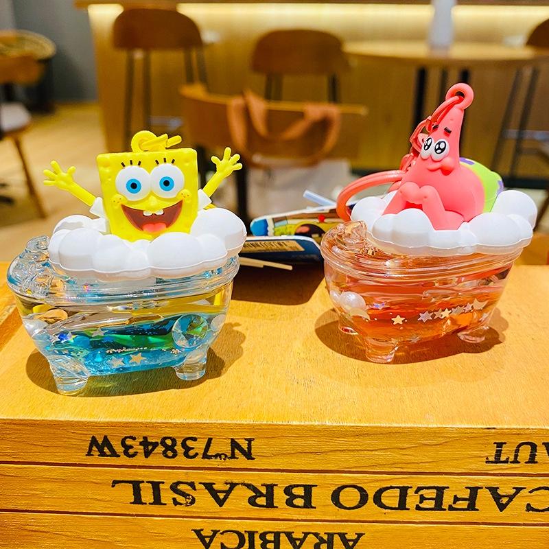 Authentic Spongebob Squarepants Bathing Keychain Bag Pendant Wholesale