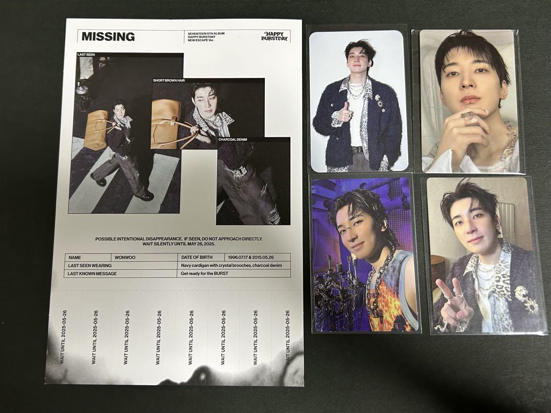 

[USED] SEVENTEEN Wonwoo HAPPY BURSTDAY