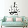Creative Personality Sailing Home Decoration Bedroom Living Room Wall Stickers