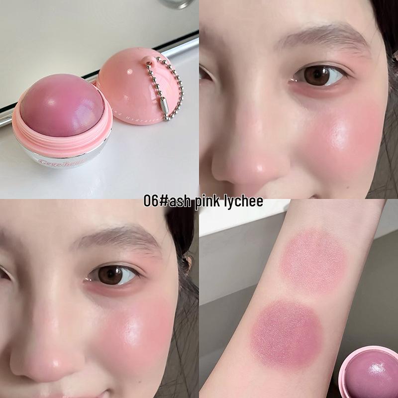 Gege Bear Hydrating Blush Balls - Portable Clear Glow for a Fresh, Energetic Look