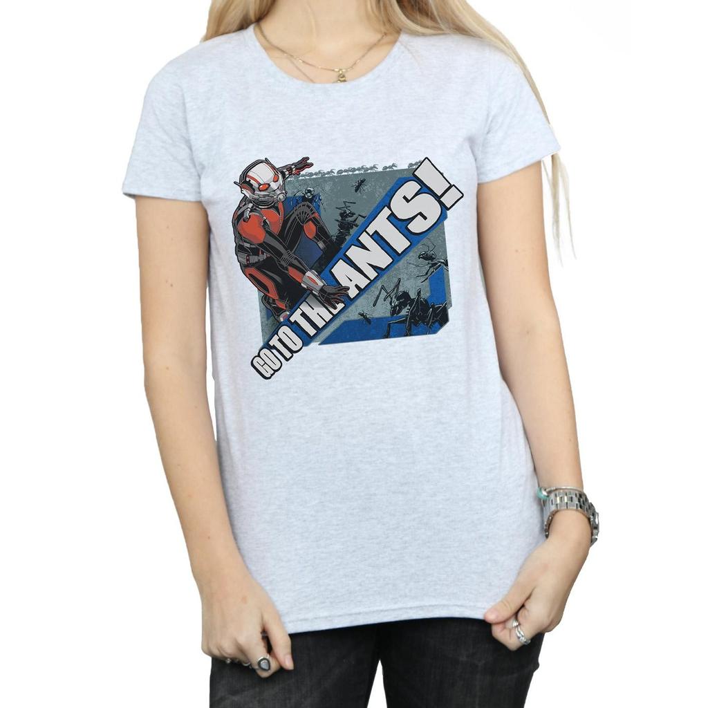 Marvel Womens/Ladies Ant-Man Go To The Ants Cotton T-Shirt