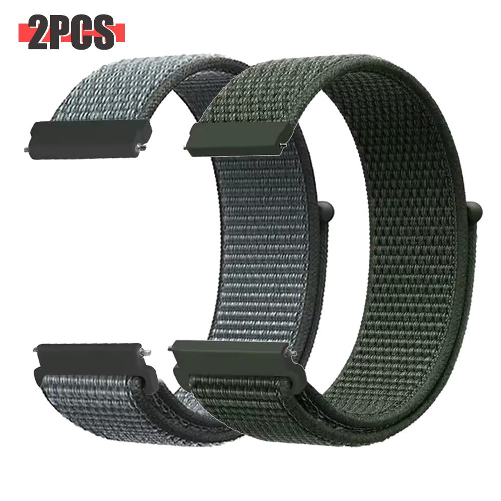 20mm 22mm Nylon-Schlaufenband Für Amazfit GTR 4 3 2/GTS 4 2 mini/Bip 6 Armband Garmin Forerunner 570 265 255 165 Armband Sportarmbänder