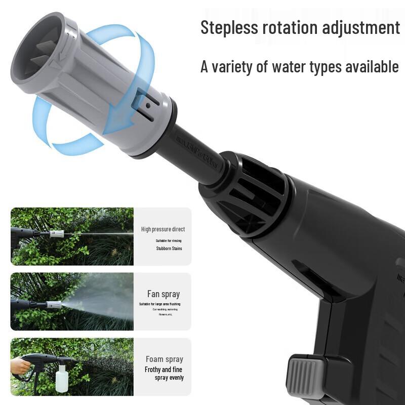 Deli 1400W Electric Pressure Washer CN plug (adapter included)