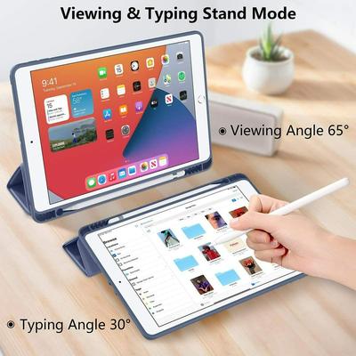 For iPad Air 5 Case 2025 10.9 Pro 11 Inch 2025 with Pencil Holder Cover 2018 9.7 Air 2/3 10.5 2025 10.2 6/7/8/9/10th Generation