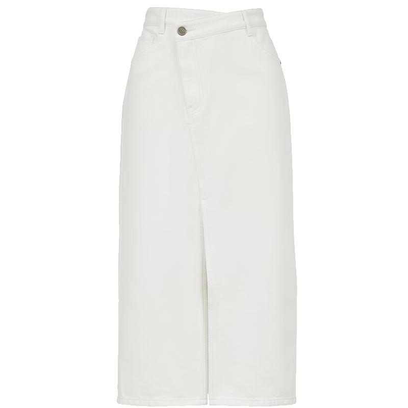 VEROMODA High-Waist Slit Denim Skirt L