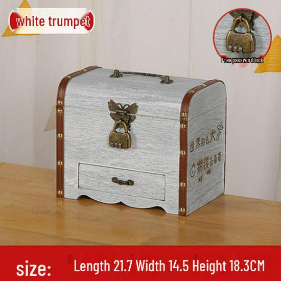 

Креативная деревянная копилка: Большой контейнер для хранения монет