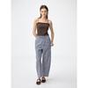 Gu By Uniqlo Brafeel Cropped Shirring Tube Top