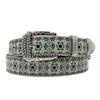 Rhinestone Belt Ethnic Style Print Niche Fashion Couple Belt Punk Trend Bohemian Style