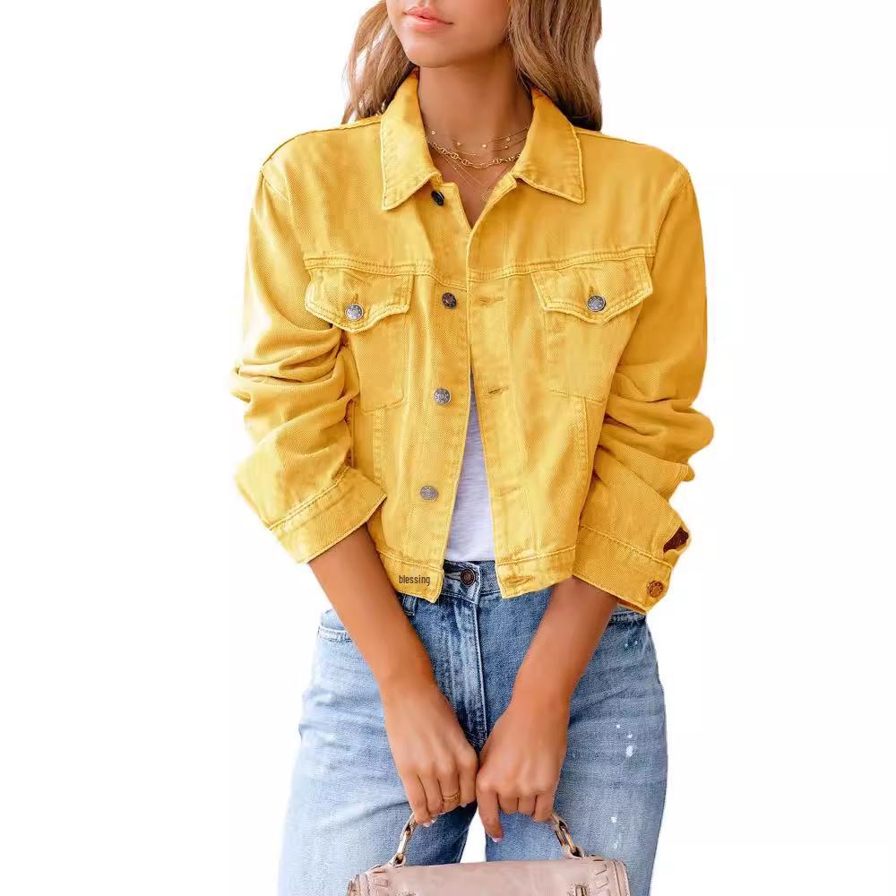 2026 Spring/Summer Women's Long-Sleeve Denim Jacket